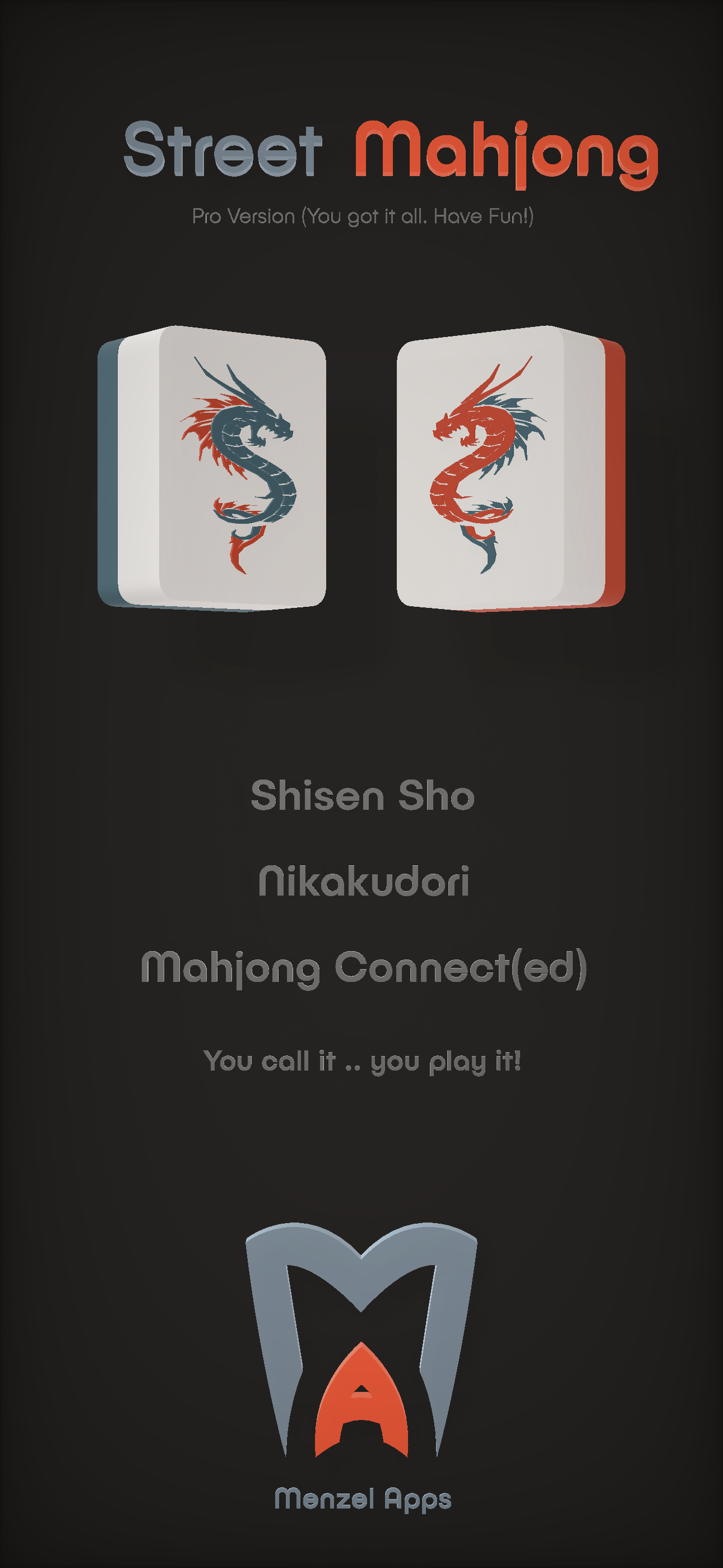 Street Mahjong - Shisen Sho - Nikakudori - Mahjong Connect - Mahjong Connected